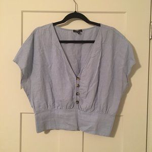 Dynamite Button Up Crop Top